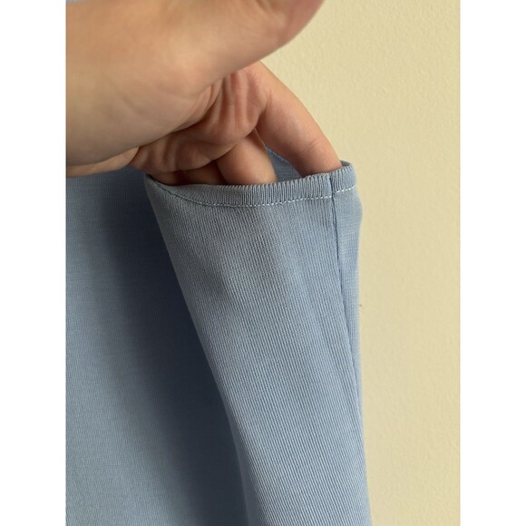 Misook Womens 0X XL XXL Plus Size Sleeveless Knit Top Blue Black Office Preppy - Picture 4 of 7